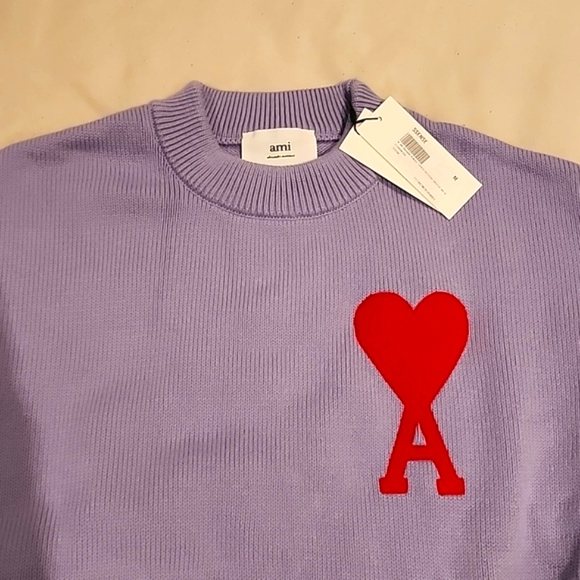 AMI PARIS purple sweater - Picture 4 of 7